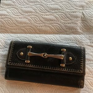 Gucci Dark Brown Horse Bit wallet